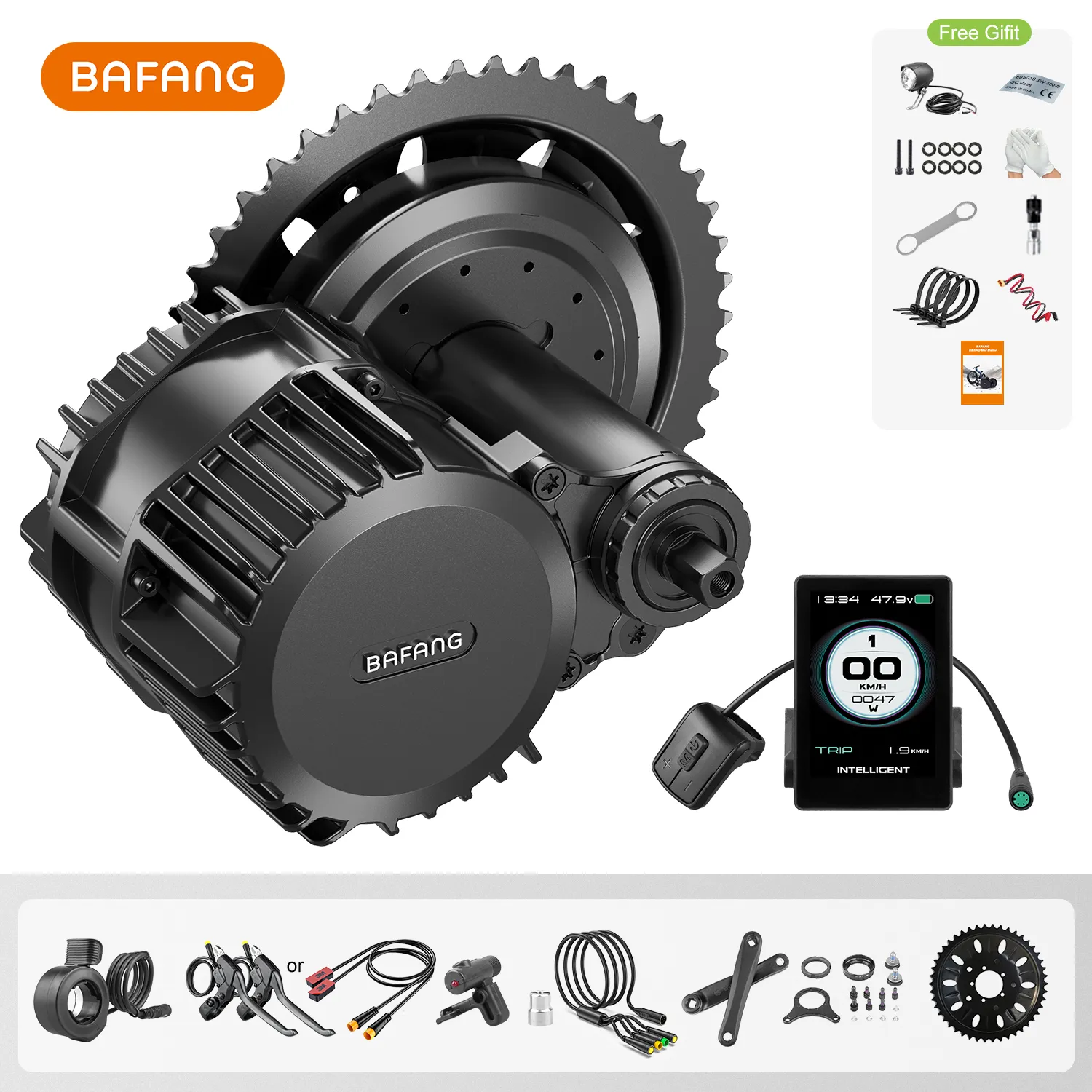 Bafang Bbshd 1000W Conversion Kit - Bafang M615 MM G320.1000 moteur UART