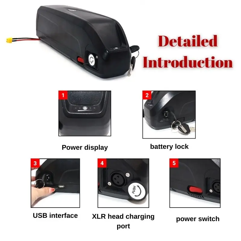 Batterie Hailong 36V 48V 52V 3 - Ebike Battery 48V 20Ah Hailong avis et prix