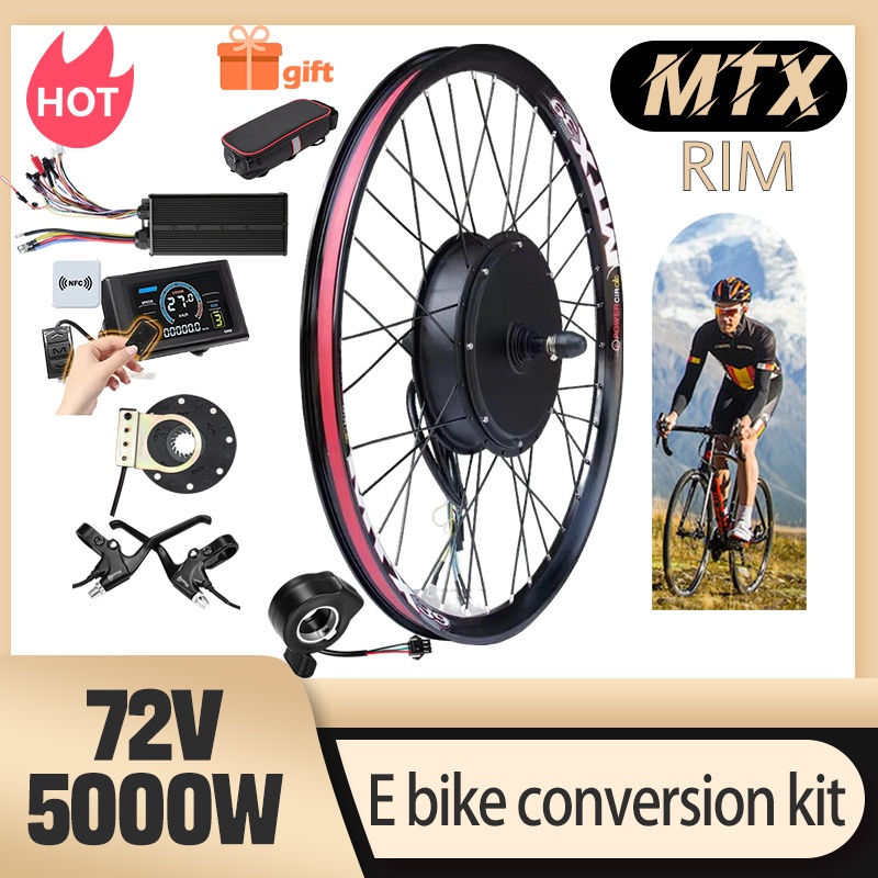 Kit de Conversion de vélo élec - 72V 5000W Hub Motor Kit avis et prix